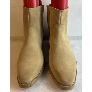 ASOS Mens Chukka Boots Size UK 9 Tan Taupe Suede Dressy Casual